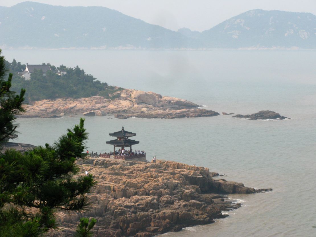 Putuoshan is an island of beaches, hills and temples.