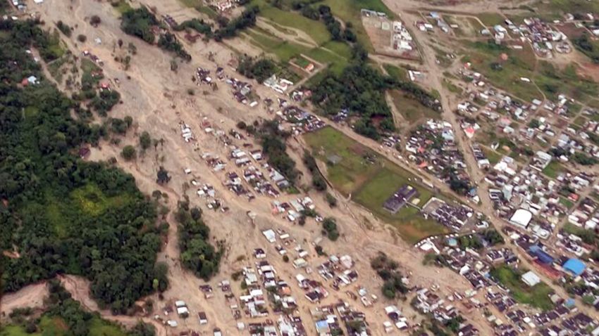 The city of Mocoa, Colombia was hit by a devastating mud slide after heavy rains on March 31.