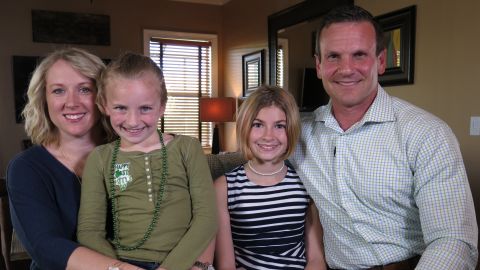 Gina and Wade Gregory with daughters Gracie, left, and Ryleigh.