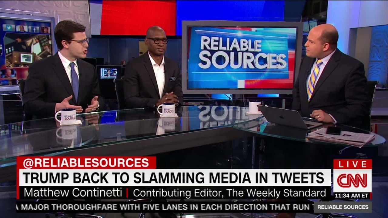 Trump attacks Chuck Todd, promotes Fox News CNN Business