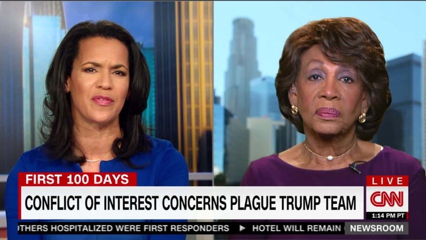 Rep Maxine Waters Trump Has To Go Cnn