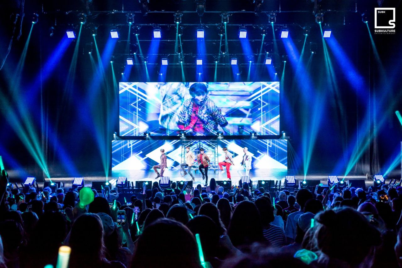 K-pop band SHINee in Dallas