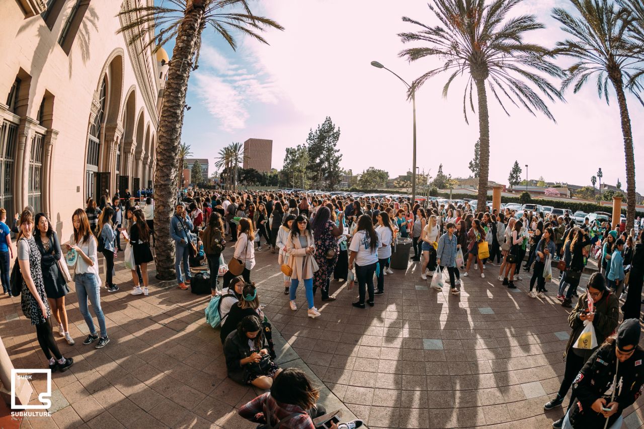 Outside SHINee's Los Angeles show