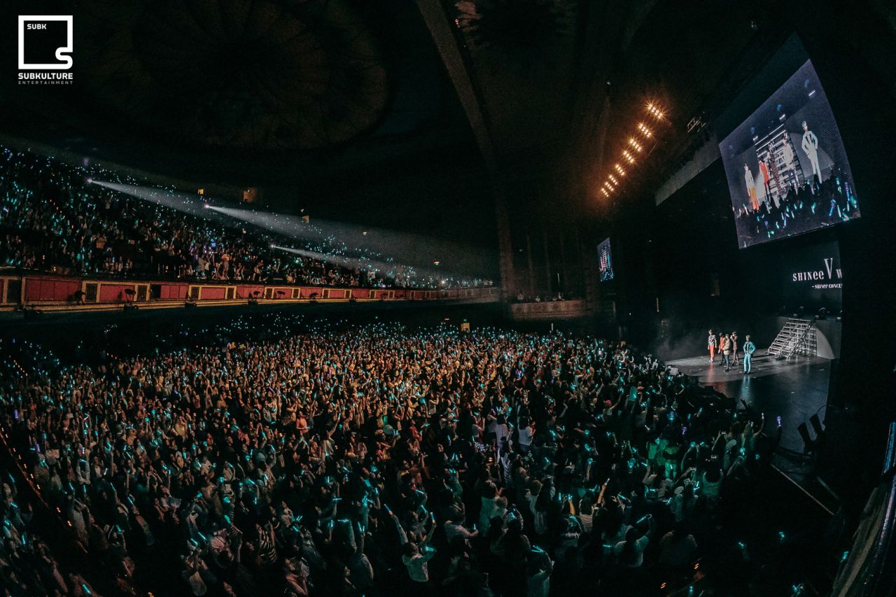 Los Angeles 'Shrine Auditorium during the SHINee concert