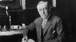 President Woodrow Wilson is depicted as one of the most tragic figures from the war.