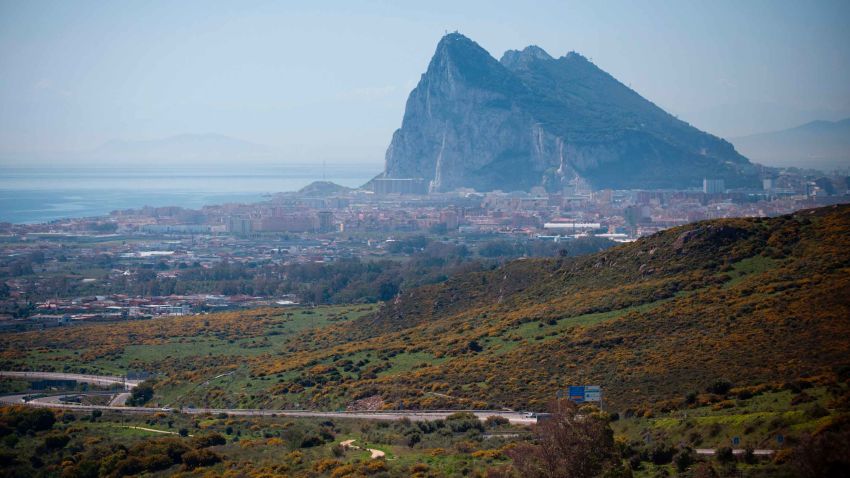 The Gibraltar Rock is pictured from La Linea de la Concepcion near ther southern Spanish city of Cadiz on March 28, 2017.Gibraltar, the British overseas territory on Spain's southern tip, voted by 96 percent to remain in the European Union in last year's referendum. But as Brexit looms, they say that their attachment to the United Kingdom still prevails, unlike some in Scotland who would rather remain in the European Union. / AFP PHOTO / JORGE GUERRERO        (Photo credit should read JORGE GUERRERO/AFP/Getty Images)