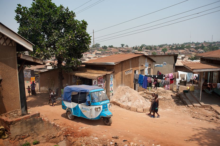 A Marie Stopes mobile tuk-tuk health clinic in Makindye Division, Kampala. Marie Stopes Uganda says its outreach work is currently 94% funded by USAID, but it cannot comply with the Mexico City Policy and turn its back on "the women that need it most."