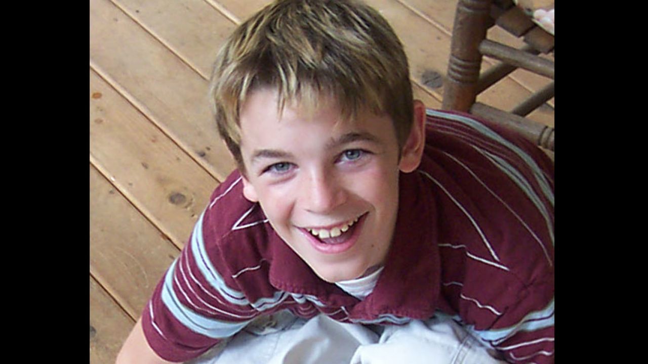 Joe Teater, 12, was killed when a woman talking on a cell phone ran a red light at an intersection.