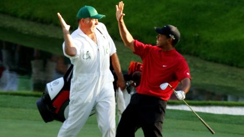 Tiger Woods' chip-in on the 16th in the 2005 Masters is one of golf's most iconic shots. 