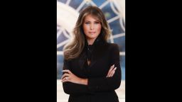 The first lady's official portrait, taken by Regine Mahaux. 