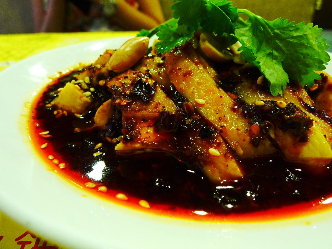 Saliva chicken, Sichuan