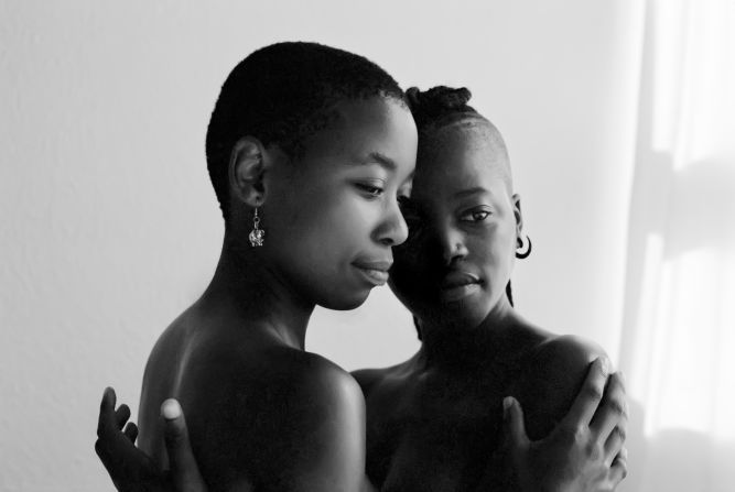 <a href="index.php?page=&url=http%3A%2F%2Fstevenson.info%2Fartist%2Fzanele-muholi%2Fworks" target="_blank" target="_blank">Zanele Muholi</a> photographs members of the LGBT community in Africa. "It's about claiming the spaces, taking back power, owning our voices and our selves and our bodies, without fear of being judged," she says.