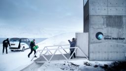 Like the nearby Global Seed Vault, the new bunker is built underground on a remote Arctic island.