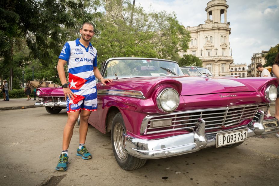 Zurl initially planned to cycle the length of Cuba in 2015 but fell ill in training.<br />