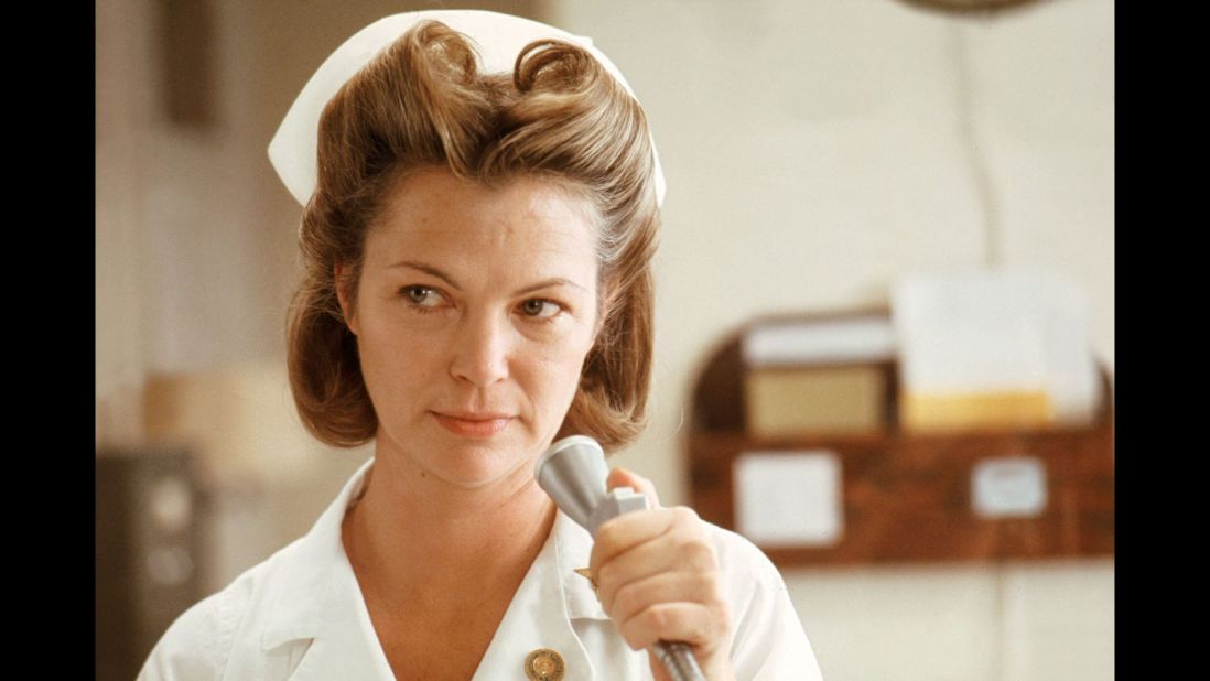 Louise Fletcher won an Oscar for her portrayal of the cruel Nurse Ratched in "One Flew Over the Cuckoo's Nest."