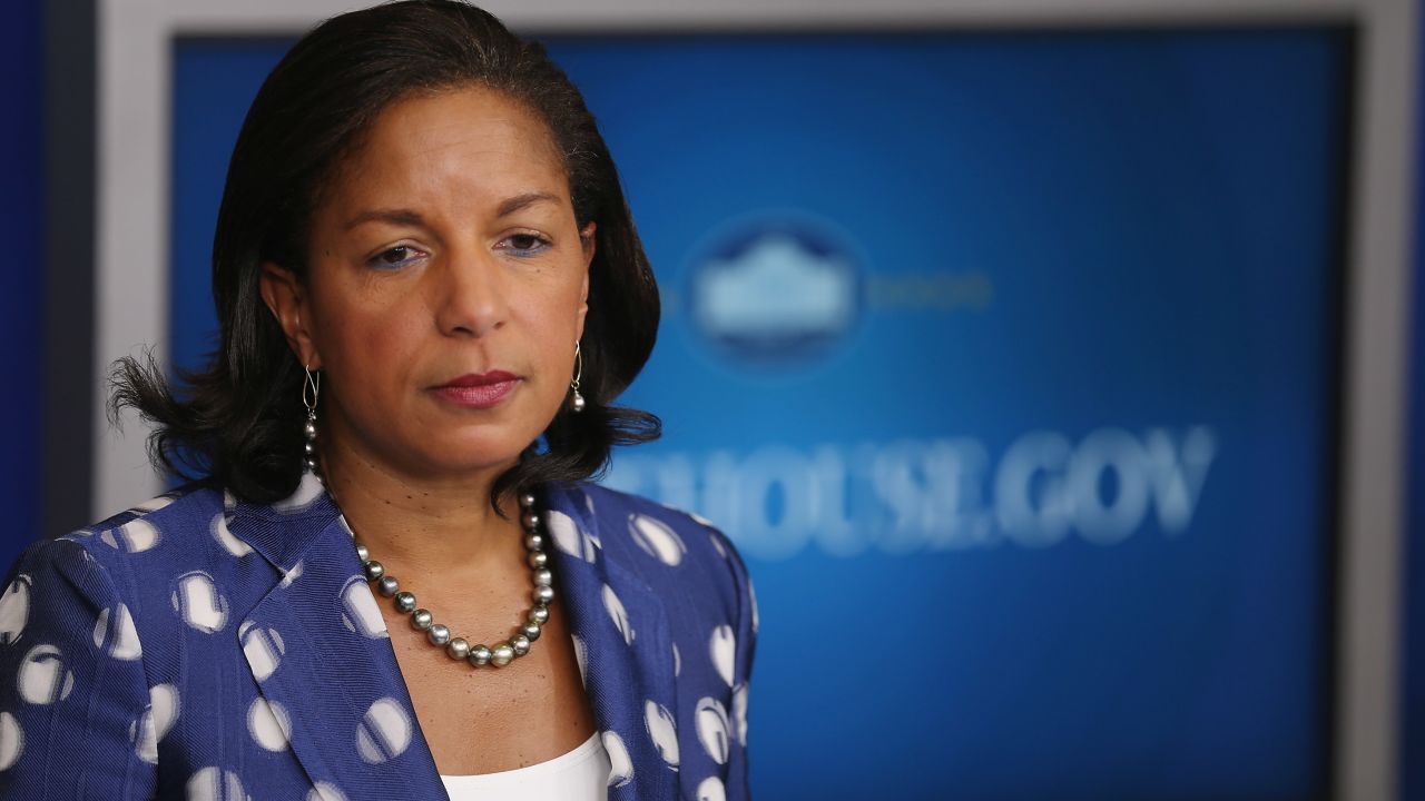 WASHINGTON, DC - JULY 22:  White House National Security Advisor Susan Rice briefs reporters about President Barack Obama's upcoming trip to Africa in the Brady Press Briefing Room at the White House July 22, 2015 in Washington, DC. Obama is traveling this week to Kenya and Ethiopia.  (Photo by Chip Somodevilla/Getty Images)