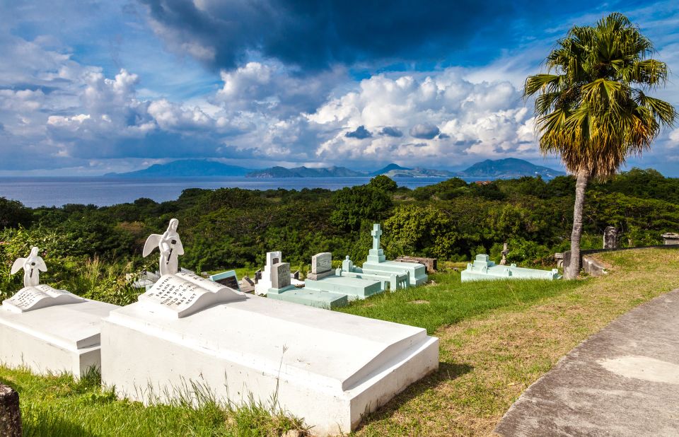 <strong>St. Thomas Church cemetery</strong> -- St. Thomas Church, built in 1643, is the oldest church on Nevis.