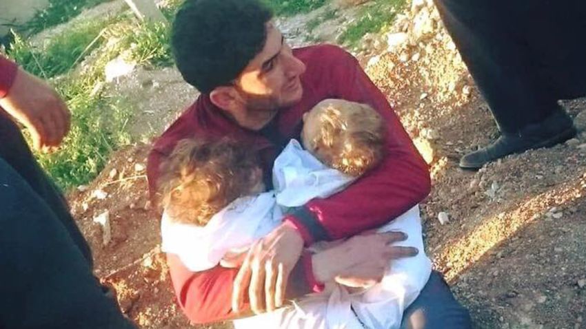 03 Syrian man says 25 relatives dead