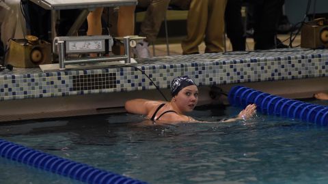 Almost a year after completing treatment, Marshall competed in the Division II NCAA Swimming & Diving Championships. Her team won the national title. 