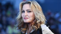 US singer-songwriter Madonna poses arriving on the carpet to attend a special screening of the film "The Beatles Eight Days A Week: The Touring Years" in London on September 15, 2016. / AFP / Ben STANSALL        (Photo credit should read BEN STANSALL/AFP/Getty Images)