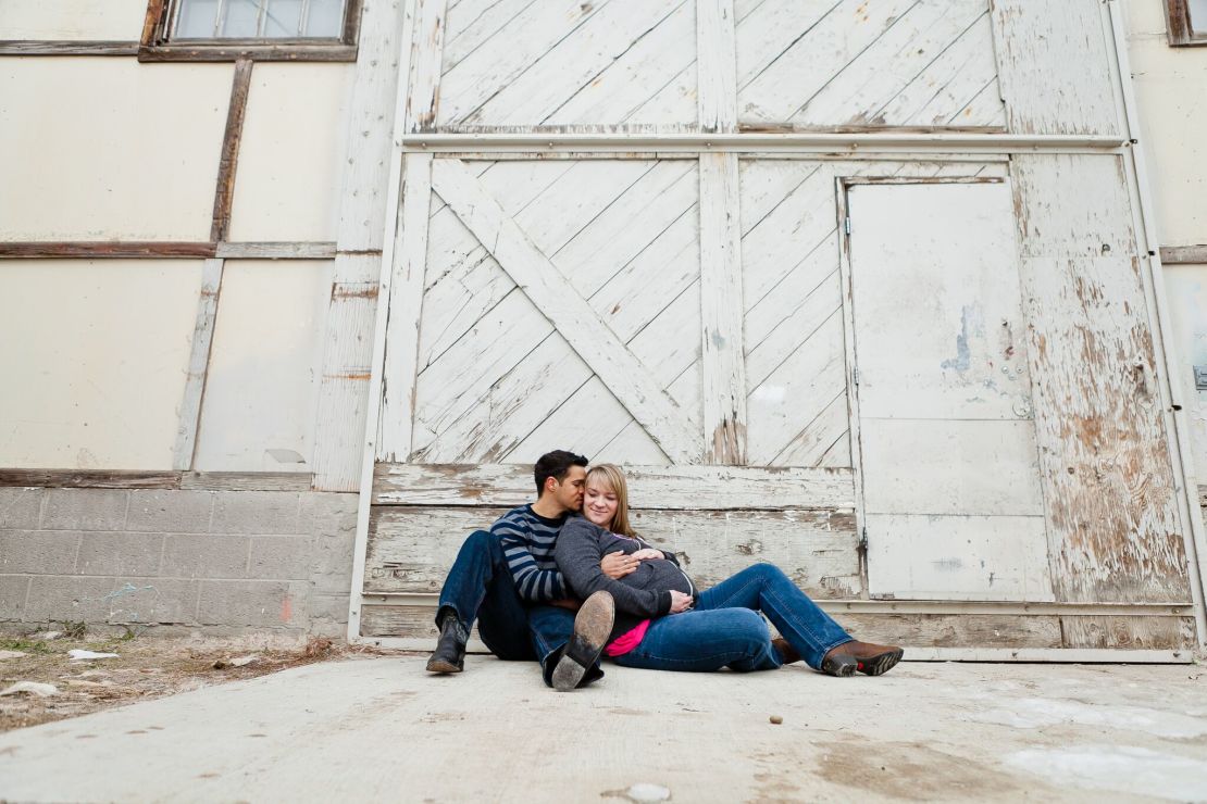 Baldwin and Dyson, back when they were married (Amber Fern Photography)