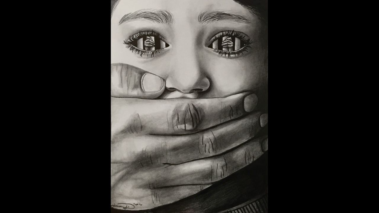 Artist's sketches convey struggles of eating disorder | CNN