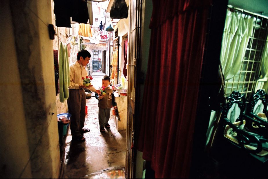 "I love to take picture in the small alleys," she says. "They look very small and dark from outside, but when you walk in, its very long and often open up to stairways or kitchen, with lots of sunshine. It always takes me by surprise."