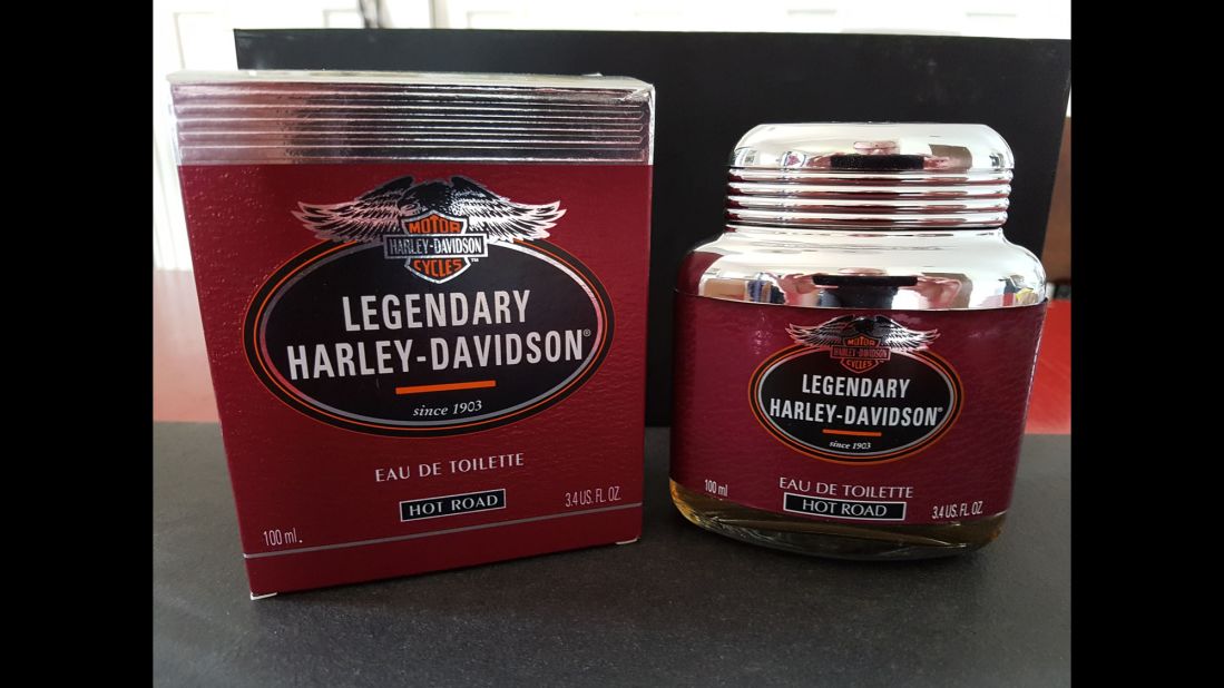 This Harley Davidson perfume was launched in 1996 and was, according to West, "a total flop," because it "didn't go well with the macho crowd."