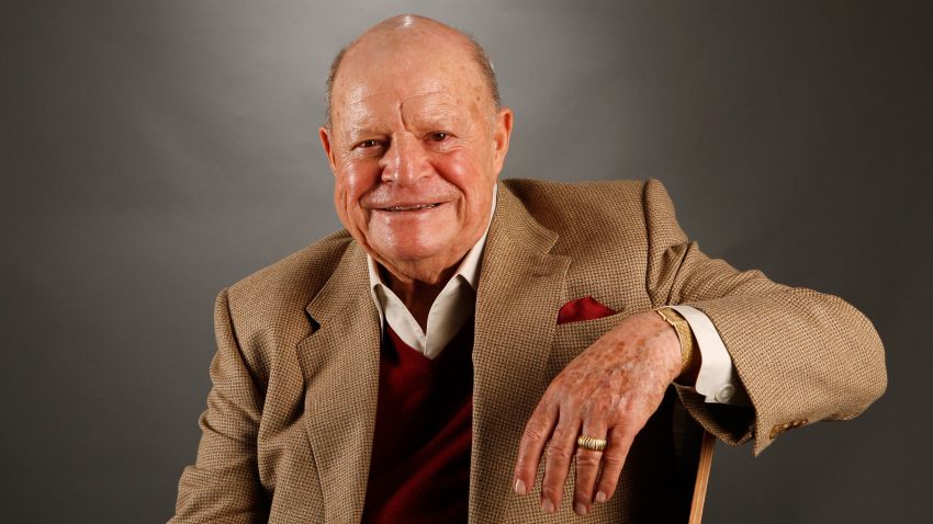 HOLLYWOOD - NOVEMBER 09:  Actor Don Rickles of the film "Mr. Warmth, The Don Rickles Project" poses in the portrait studio during AFI FEST 2007 presented by Audi held at ArcLight Cinemas on November 9, 2007 in Hollywood, California.  (Photo by Mark Mainz/Getty Images for AFI)