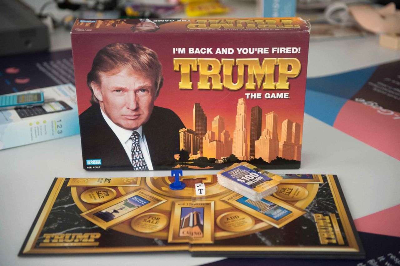 Trump: The Game was released in 1989, based on buying and selling properties. It will be on display in Sweden's Museum of Failure, which opens in June. 
