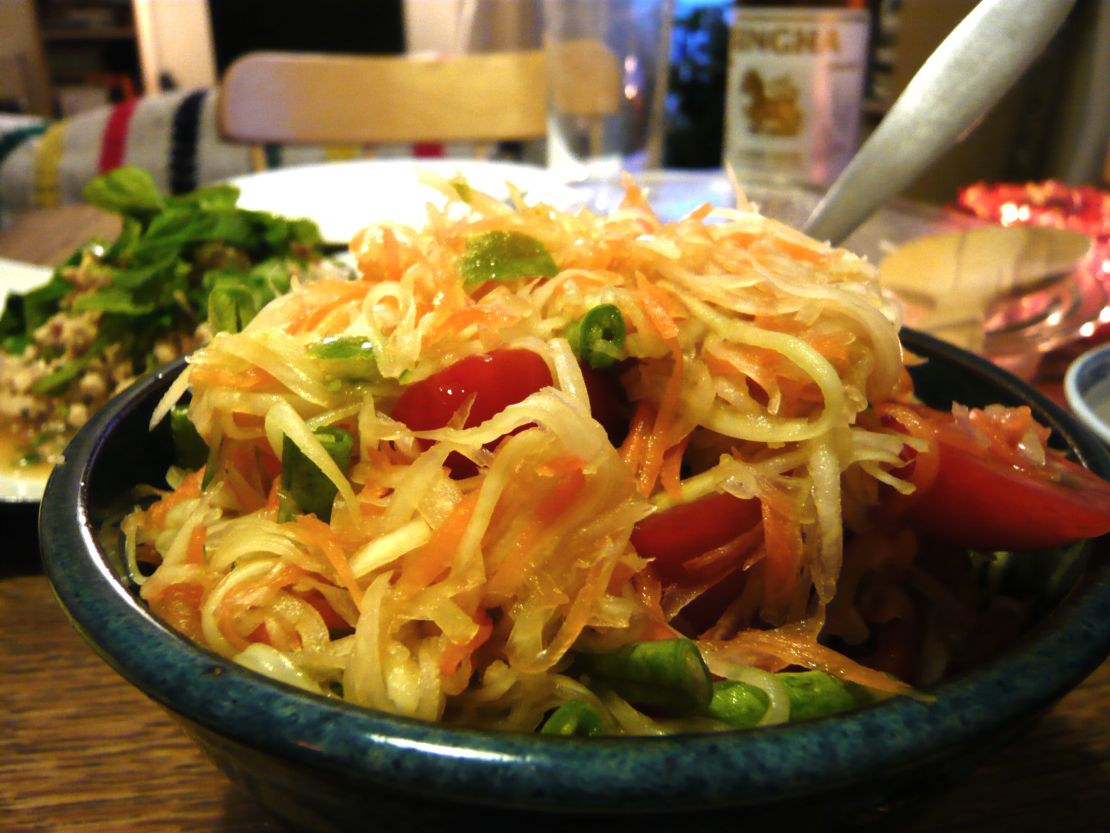 One of several delicious Thai veggie dishes.