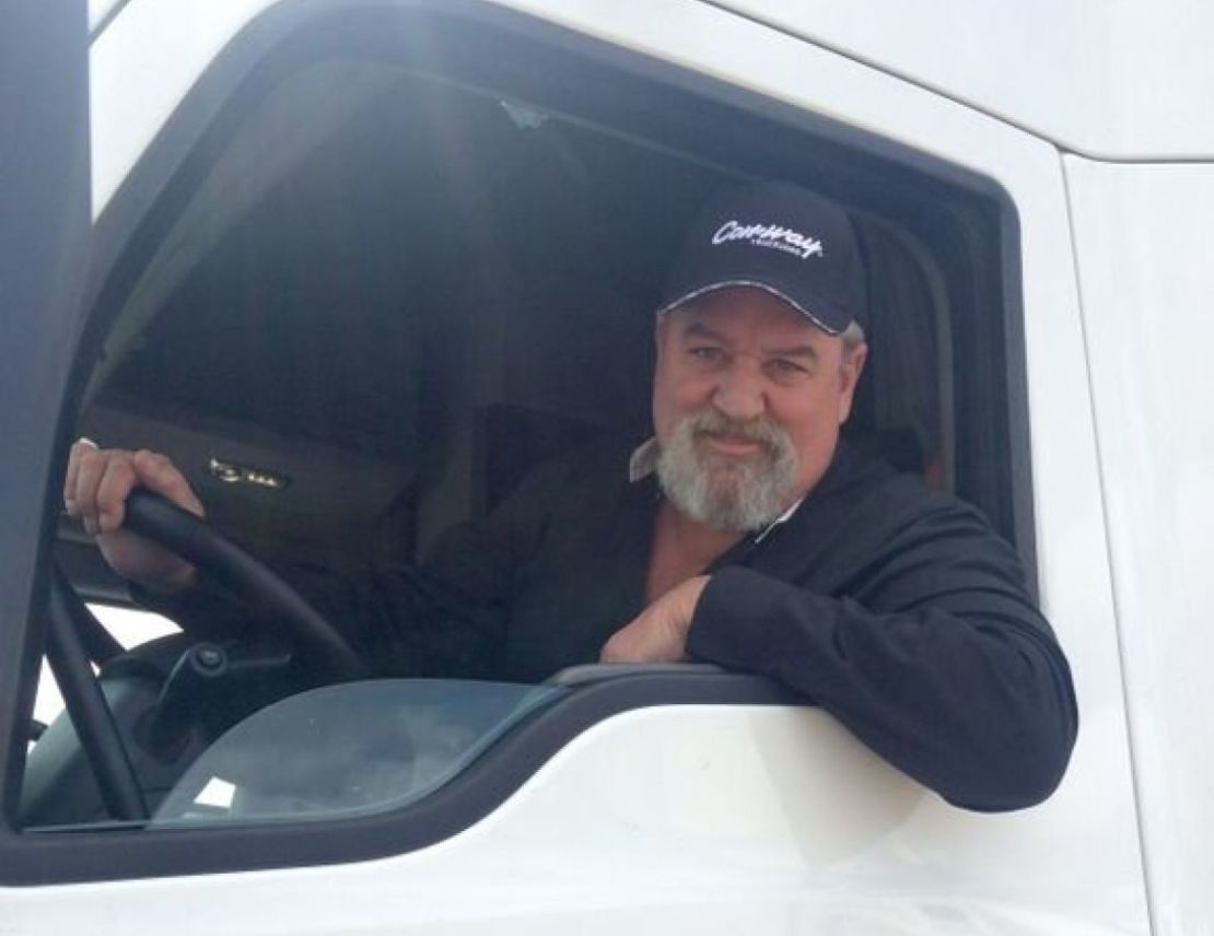 Truck driver, Kevin Kimmel.