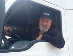 Truck driver, Kevin Kimmel.