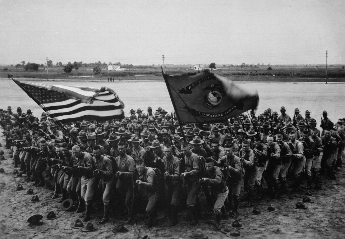 US Marines distinguished  themselves in World War I for their ferocity in combat. Some German soldiers thought they were maniacs. 