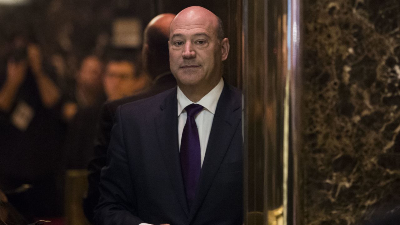 Gary Cohn, president of Goldman Sachs and President-elect Donald Trump's choice for Director of National Economic Council, arrives at Trump Tower, December 14, 2016 in New York City.