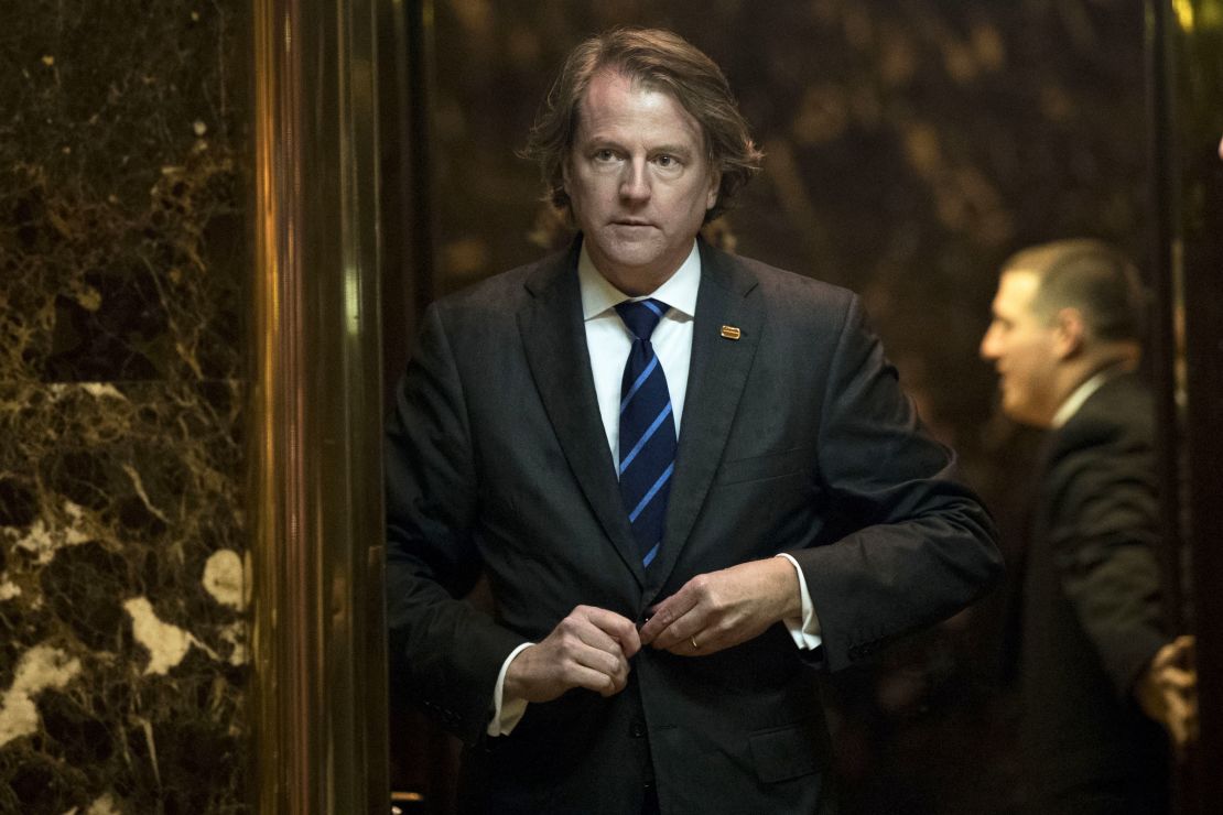 don mcgahn november 2016