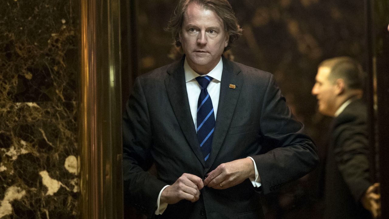 don mcgahn november 2016