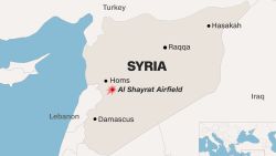 US Syrian Strike Map 4-6-2017 Share