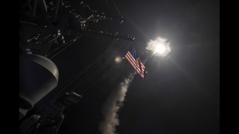 The strikes are the first direct military action the United States has taken against the leadership of Syrian President Bashar al-Assad during the country's six-year civil war.