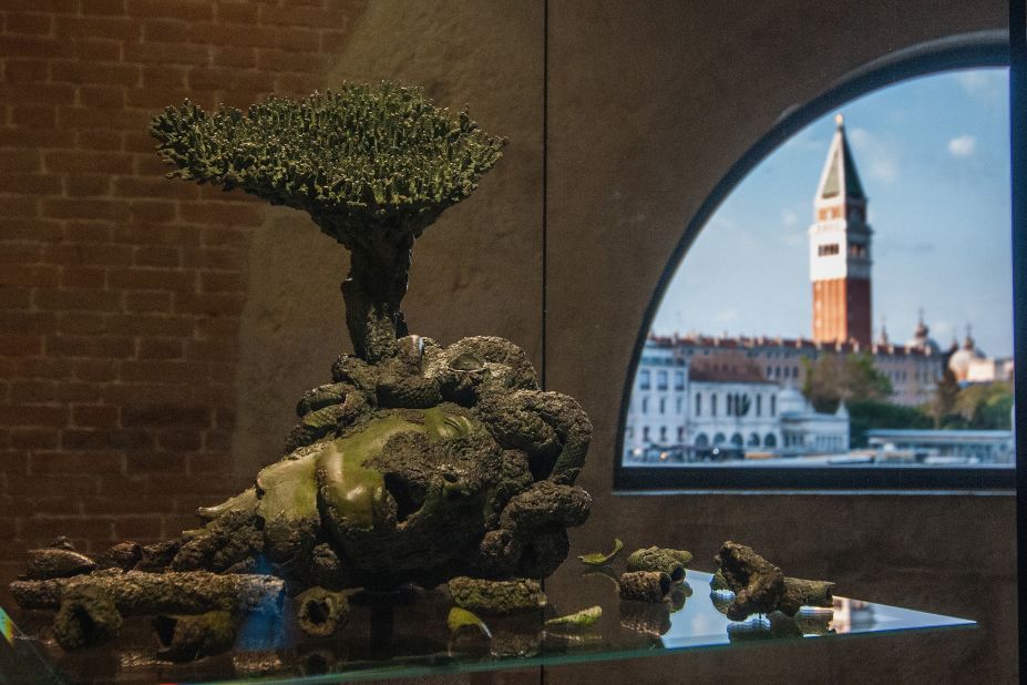 It occupies 5,000 square meters of space at the <a href="http://www.palazzograssi.it/en/exhibitions/upcoming/damien-hirst-at-palazzo-grassi-and-punta-della-dogana-in-2017-1/" target="_blank" target="_blank">Palazzo Grassi</a> and the Punta della Dogana on the Grand Canal. 