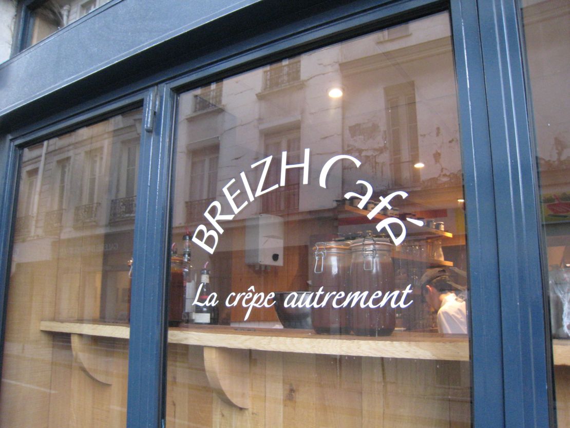 The best spot for an authentic Breton crepe.