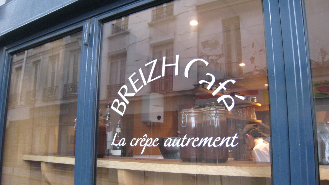 The best spot for an authentic Breton crepe.