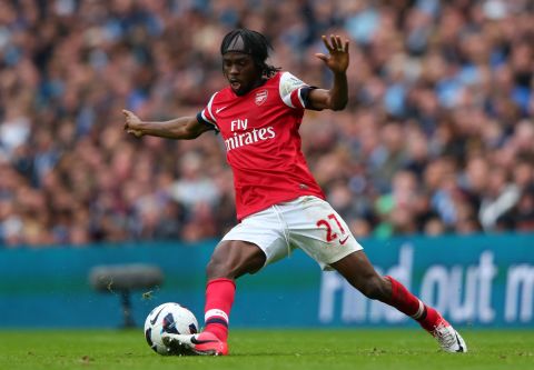 The Ivorian forward played for Arsenal between 2011 to 2013, scoring a total of nine goals. 