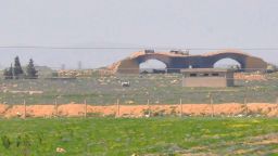 A picture taken on April 7, 2017 shows a view of the damaged Shayrat ("ash-Shairat") airfield at the Syrian government forces military base targeted earlier overnight by US Tomahawk cruise missiles, southeast of the central and third largest Syrian city of Homs. / AFP PHOTO / STRINGER        (Photo credit should read STRINGER/AFP/Getty Images)