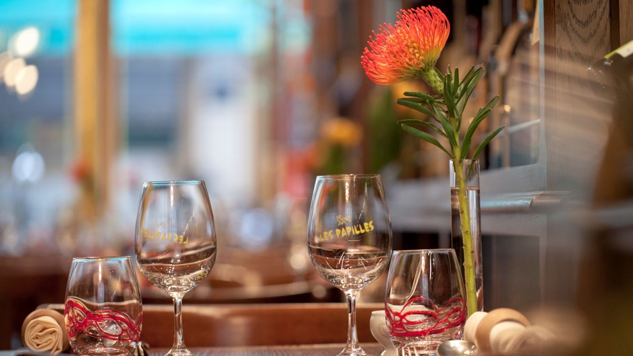 Craving a glass of French wine? Les Papilles is the place to go.