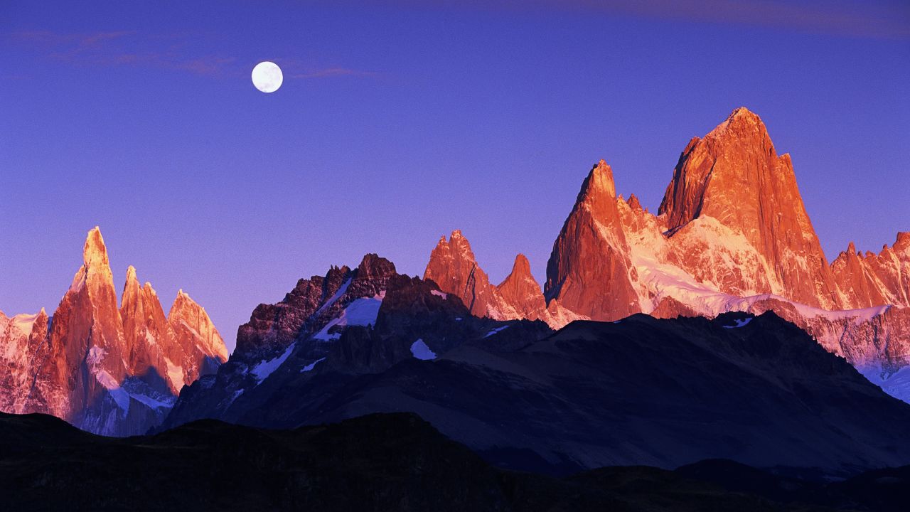 Mount Fitz Roy rises on the edge of Los Glaciares National Park near the end of the world in Argentina's Patagonia.