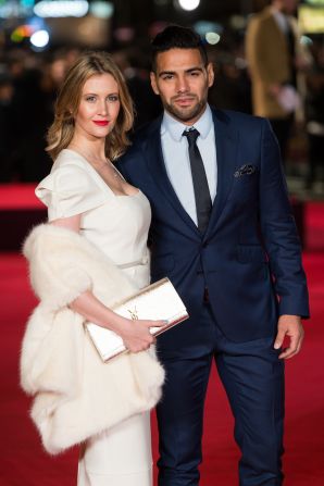 Falcao and his wife Lorelei Taron met Prince Albert before signing for Monaco. "It was a unique meeting," the Colombian tells CNN Sport of the day he and his wife visited the Prince's Palace. "To see that backing not only from the people that managed the club but also the city made the balance tilt towards me signing for Monaco."