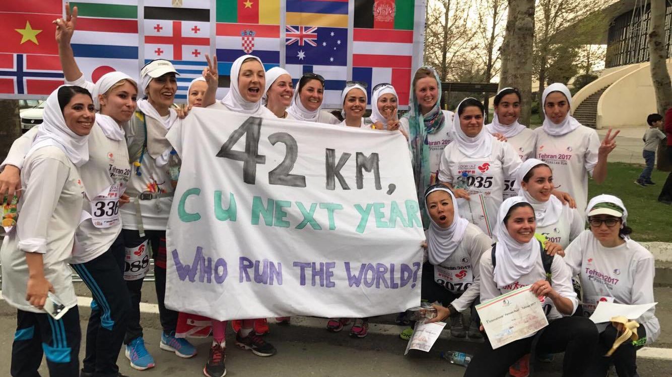 Women held their own unofficial marathon after learning they could only participate in a 10km "ladies run."