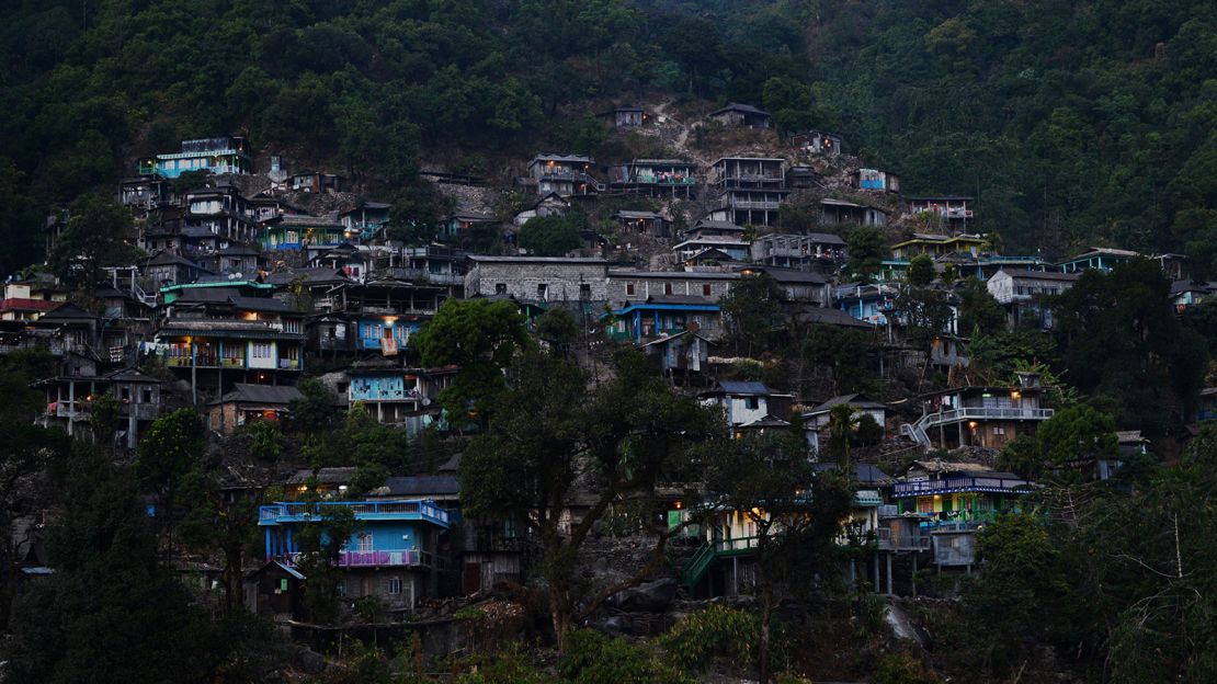 Mawsynram receives about 20 times more rainfall than London annually. 