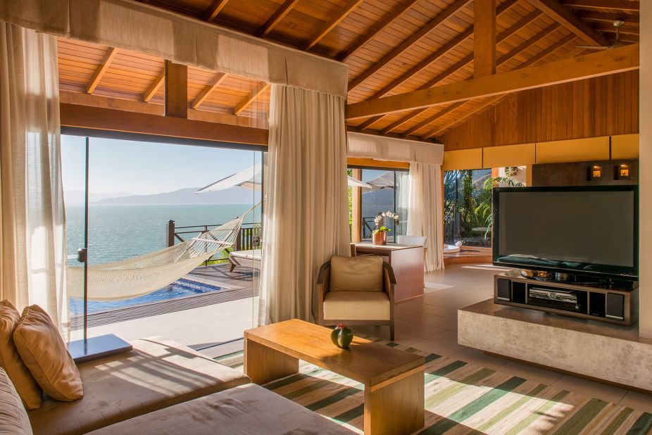 <strong>Ponta dos Ganchos</strong> -- This romantic hideaway on Brazil's picturesque Emerald Coast has 25 ocean-facing bungalows.